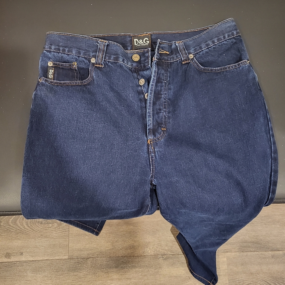 Dolce & Gabbana Dark Blue Denim Jeans